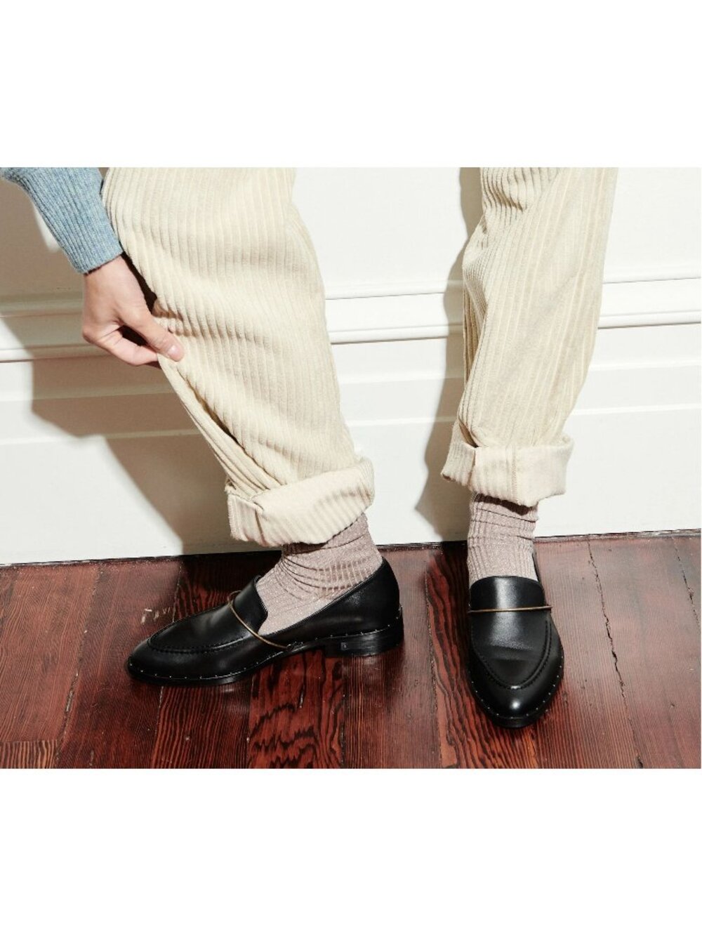 Freda Salvador Black Leather Loafers